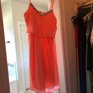 Medium coral dress